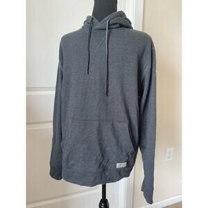 Eddie Bauer Men's Gray Pullover Hoodie Sweatshirt Size Medium